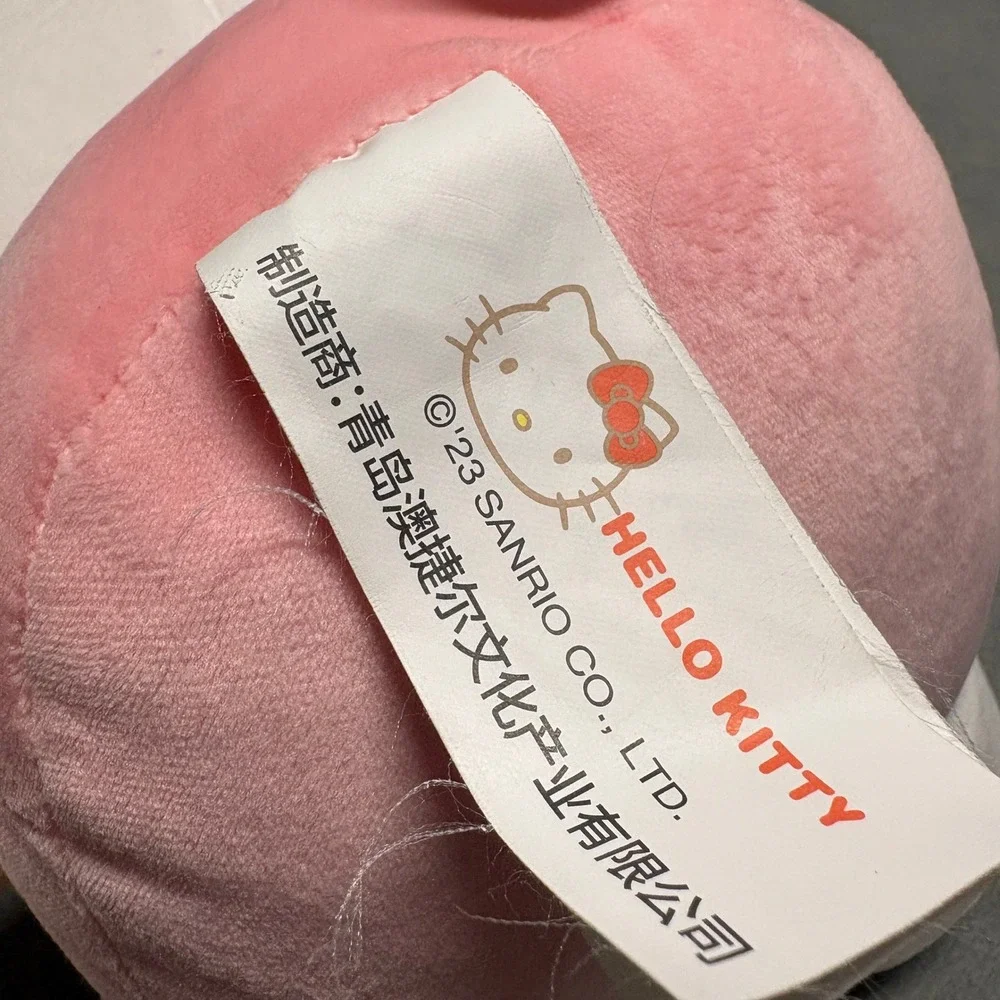 Sanrio Hello Kitty Plush Toy Kids Small Pink Yellow New With Tags Aoger Licensed